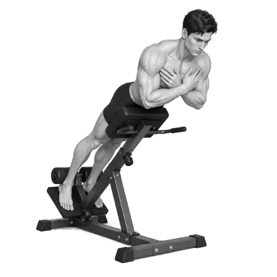 Demonstrasyon ng galaw ng Back Extension