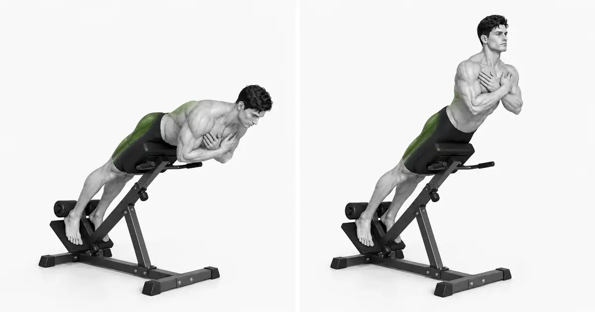 Back Extension — Ang nakokontrol na hanay ay ang tamang hanay ng paggalaw