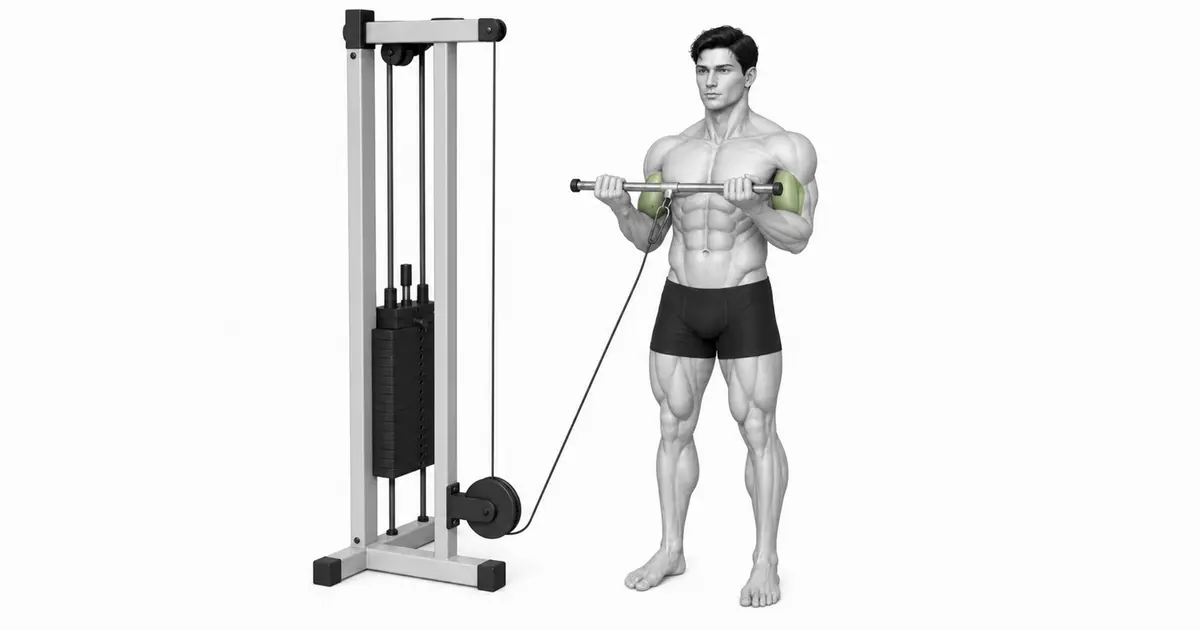 A bicepsz feszességének folyamatos fenntartása a kábel görbületi mozgása közben