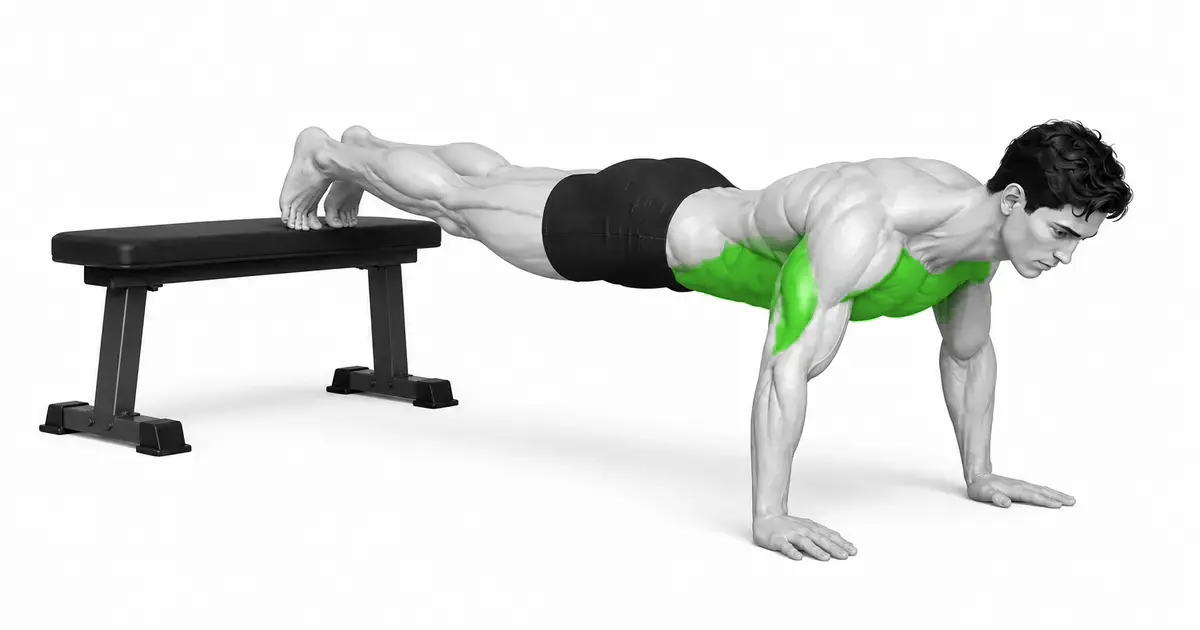 Tanggihan ang push-up — Pumili ng isang mababa, matatag na bangko