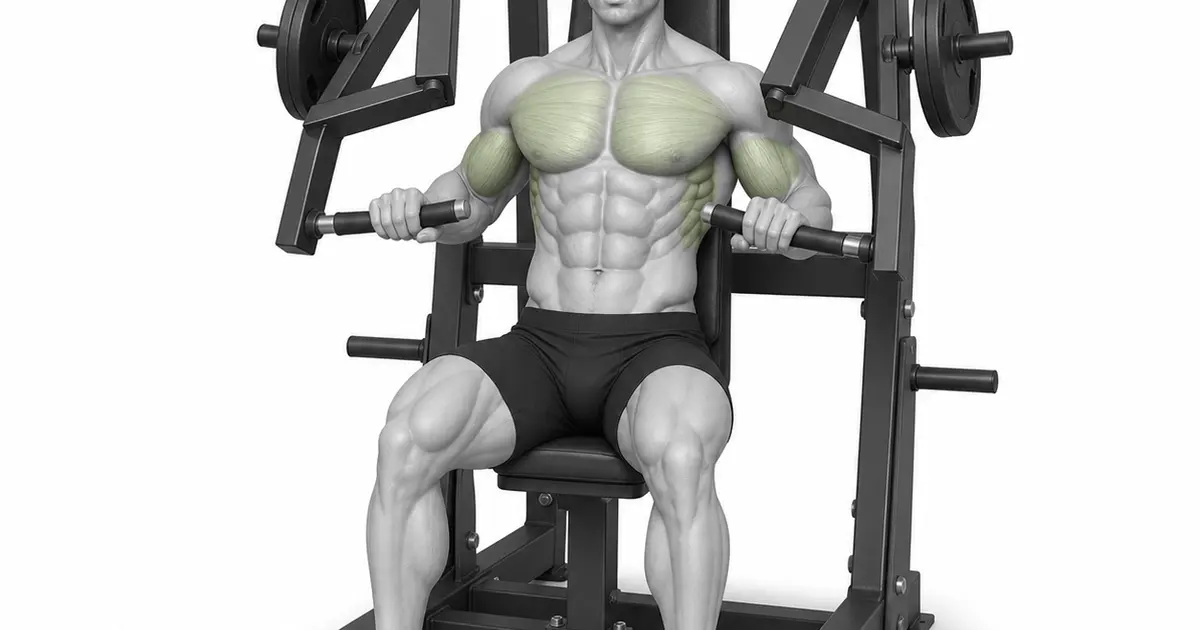 Hammer Strength Chest Press ၊ — သင့်တံတောင်ဆစ်များကို ကျယ်ကျယ်ဖြန့်မည့်အစား လီဗာပတ်လမ်းအတွင်း သက်တောင့်သက်သာရှိသောထောင့်ကို ရှာပါ။