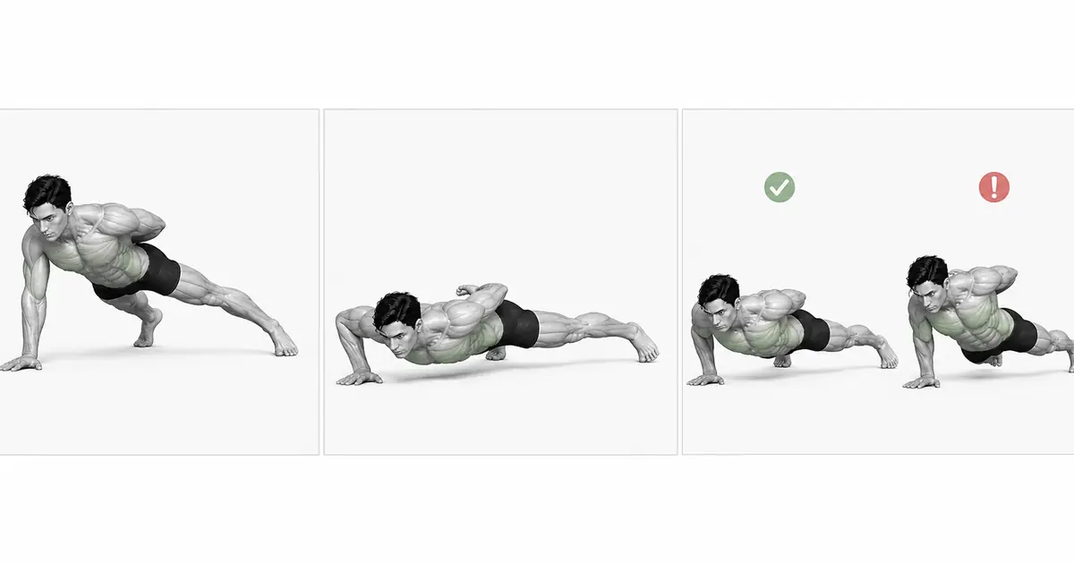 Isang braso na push-up na bumubuo ng isang tatsulok na base na may isang kamay at ang parehong mga paa ay nakabuka nang malapad