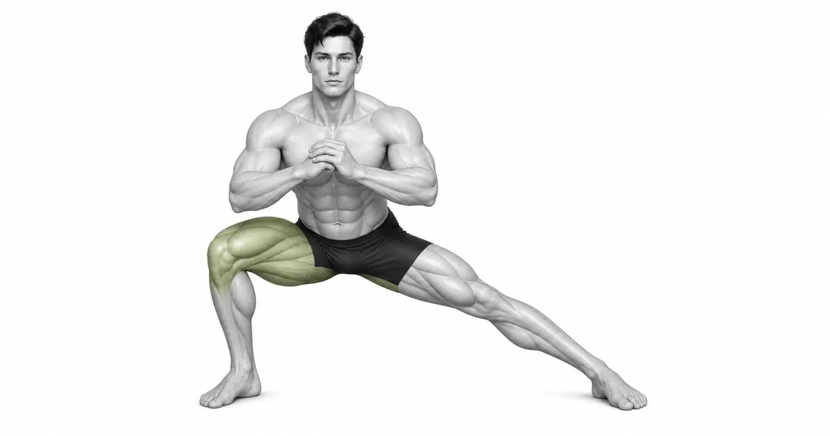 Side Lunge — Ang isang hakbang na nagbibigay-daan sa iyong ilagay ang iyong mga shins sa iyong mga paa ay mas mahusay kaysa sa pinakamalawak na hakbang.