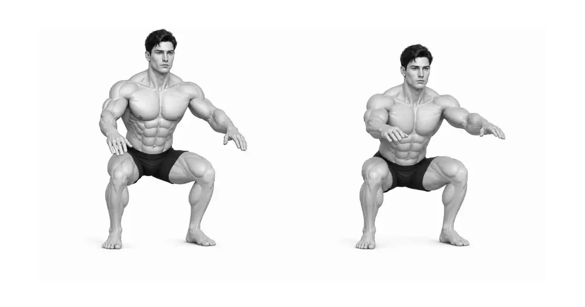 Air Squat (Tabata) — သင်ပိုပင်ပန်းလာသည်နှင့်အမျှ စူးစူးရှရှနှင့် ရပ်တည်မှုအပြည့်ကို မကျော်သွားပါ။