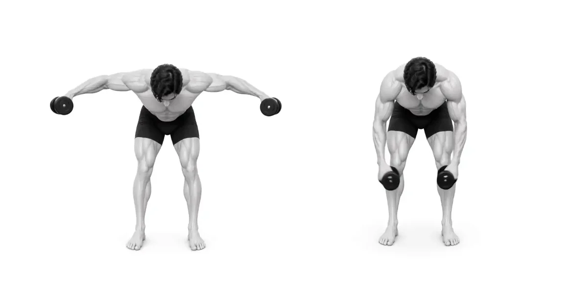 Bent-over lateral မြှင့်ခြင်း။ — Bent-Over Lateral Raise ကို ထပ်ခါတလဲလဲ ထိန်းထားနိုင်သော အပိုင်းအခြားနှင့် ဝန်ကို ရွေးချယ်ပါ။