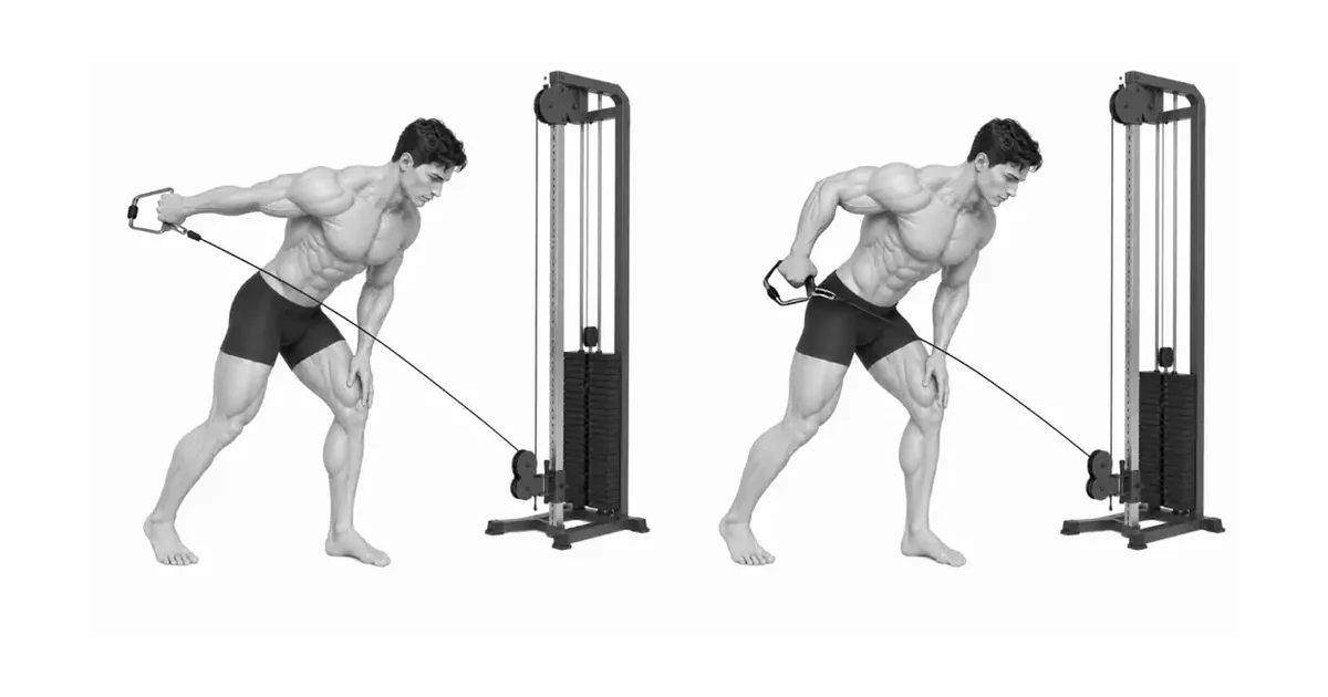 برگشت کابل سه سر بازو — محدوده و باری را انتخاب کنید که کابل Triceps Kickback قابل تکرار باشد