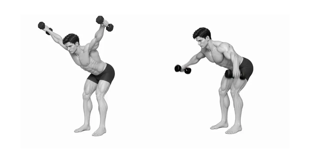 Dumbbell Y မြှင့်ပါ။ — Dumbbell Y Raise ကို ထပ်ခါတလဲလဲ ပြုလုပ်နိုင်စေမည့် အကွာအဝေးနှင့် ဝန်ကို ရွေးချယ်ပါ။