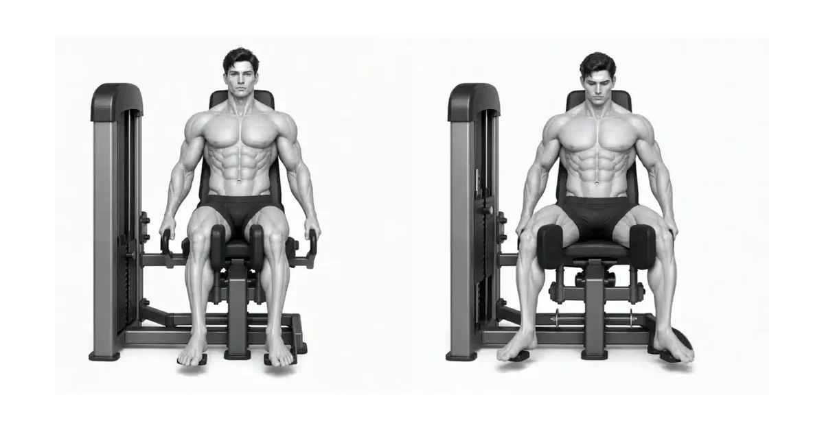 Hip Adductor Machine — Ujistěte se, že se obě destičky pohybují stejnou rychlostí