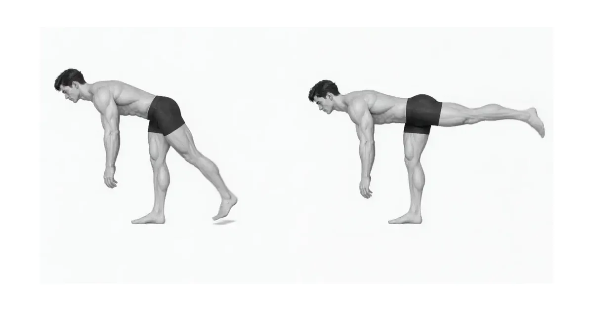Single-Leg Deadlift — ပံ့ပိုးမှုသည် သင့်အား ဟန်ချက်ညီမှုနှင့် တင်ပါးပတ္တာကြံ့ခိုင်မှုကို သီးခြားစီလေ့ကျင့်နိုင်စေပါသည်။