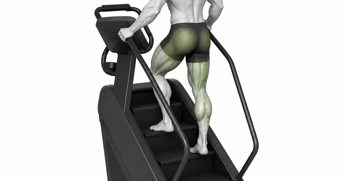 StepMill — مطمئن شوید که کل پای شما بر روی پله ها قرار دارد تا بتوانید به طور پیوسته با عضلات سرینی و پایین تنه خود فشار دهید.
