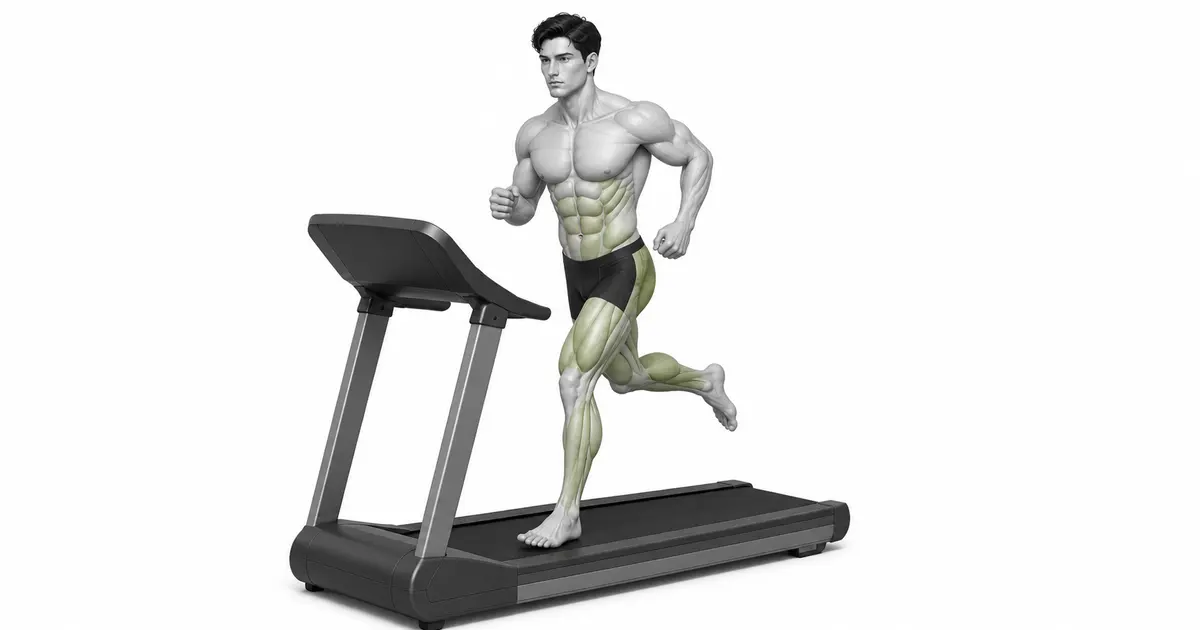 Treadmill Running — Pinapanatili ang gitnang posisyon nang hindi dumidikit sa console o dumudulas sa likod ng sinturon