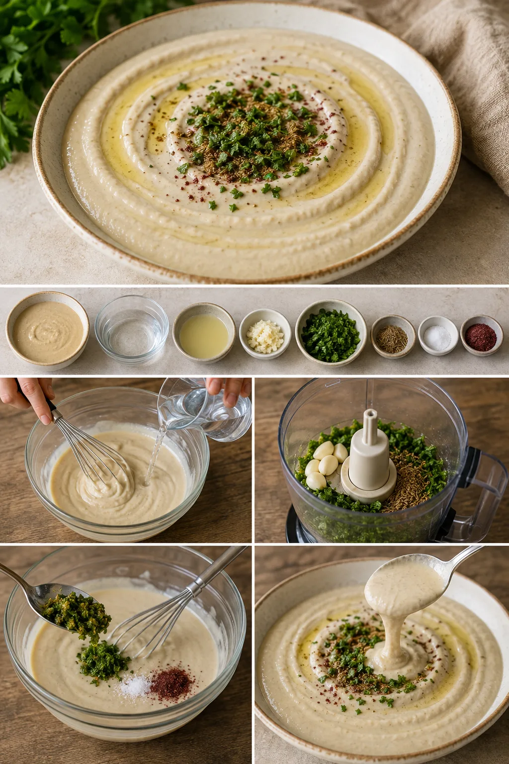 טחינה ביתית ישראלי קל יותר במנה מדודה