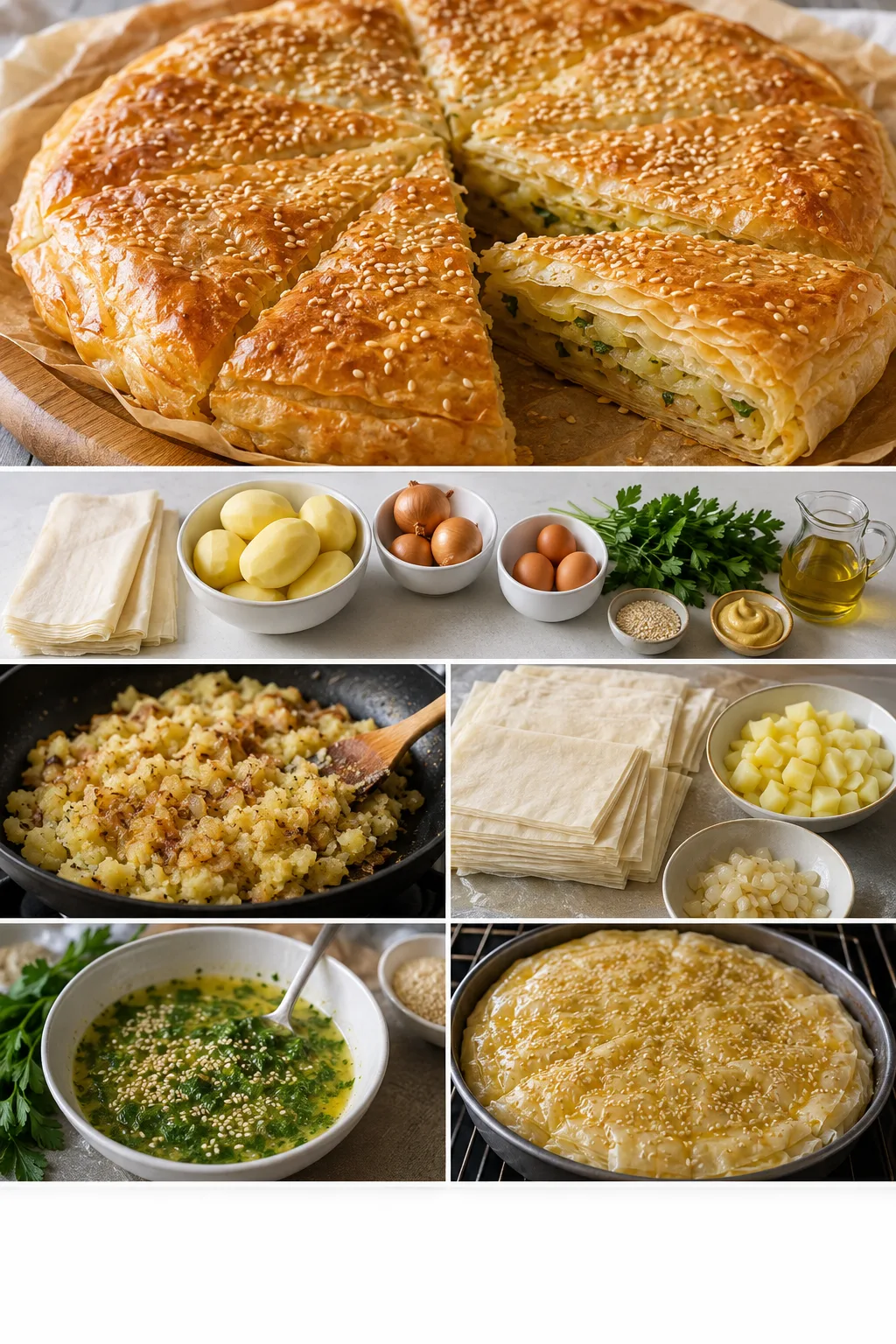 בורקס תפוחי אדמה ישראלי קל יותר במנה מדודה