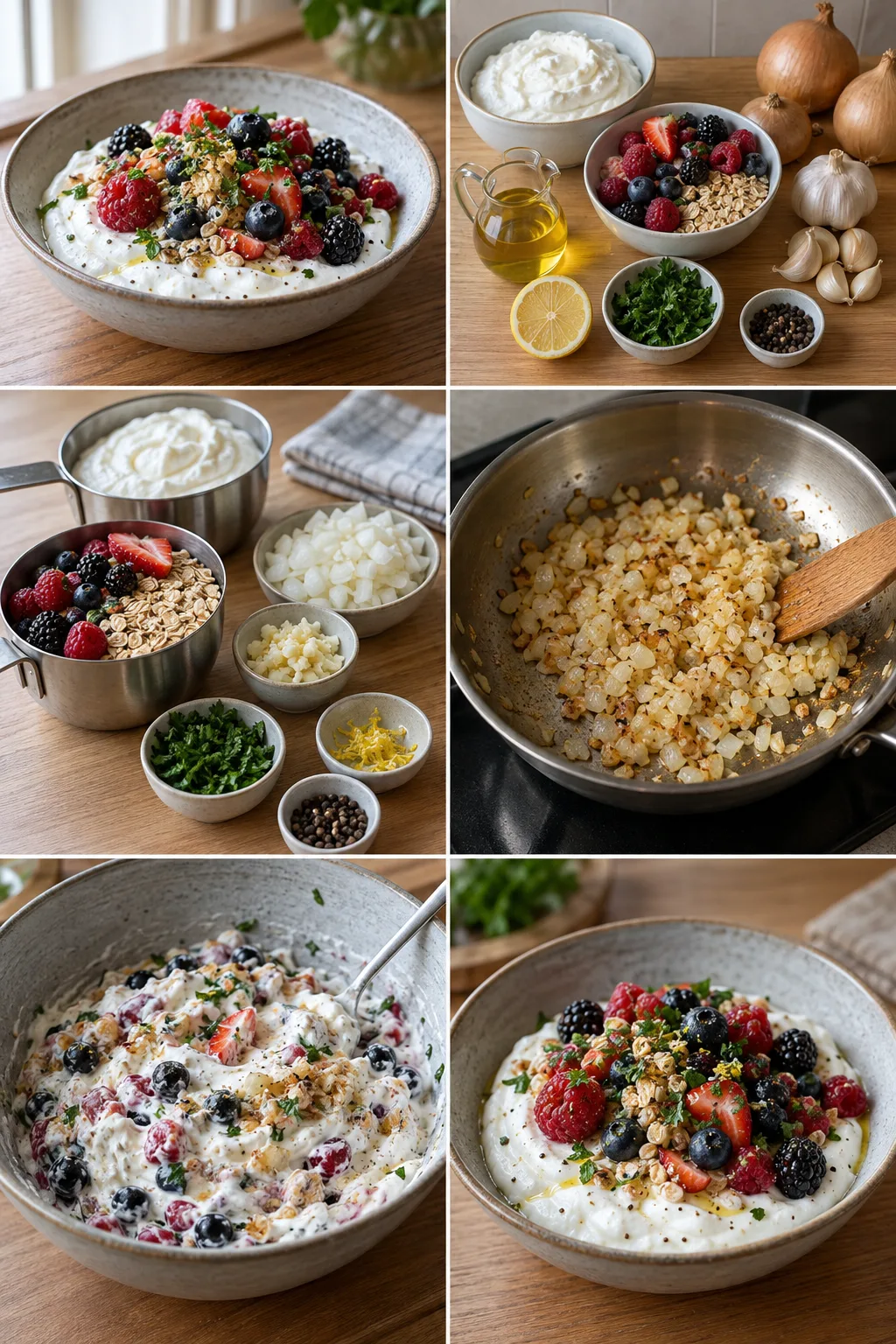 Skyr með berjum léttara: velja hreint skyr og láta berin þiðna í eigin safa. Skyr með berjum heldur heimilislegri áferð þegar velja hreint skyr og láta berin þiðna í eigin safa; um 320–430 kcal í skammti.