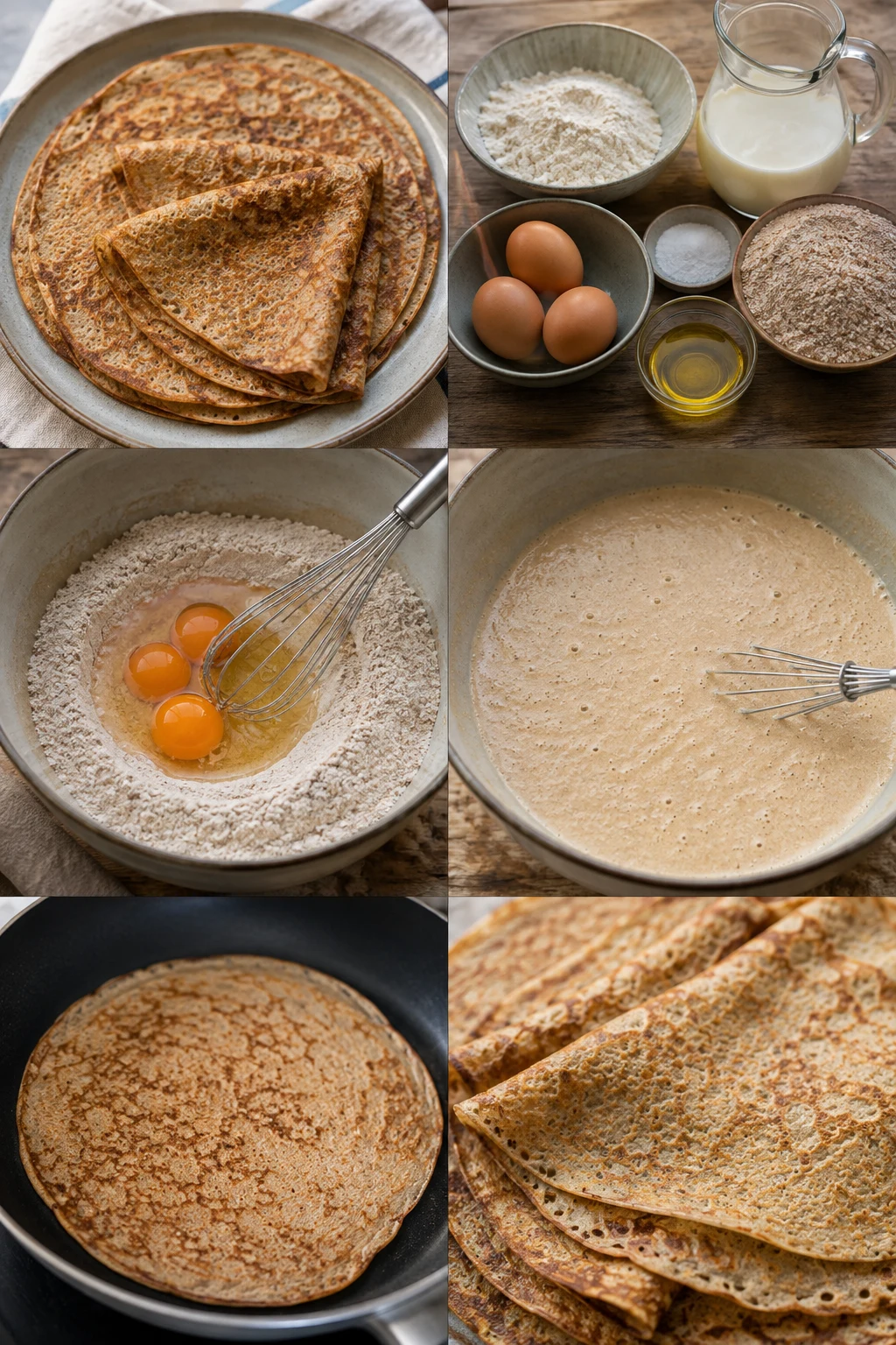 Lichtere Nederlandse Pannenkoeken in een afgewogen portie