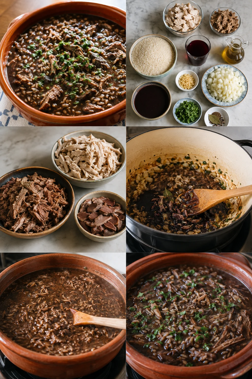 Arroz de sarrabulho português mais leve numa dose medida