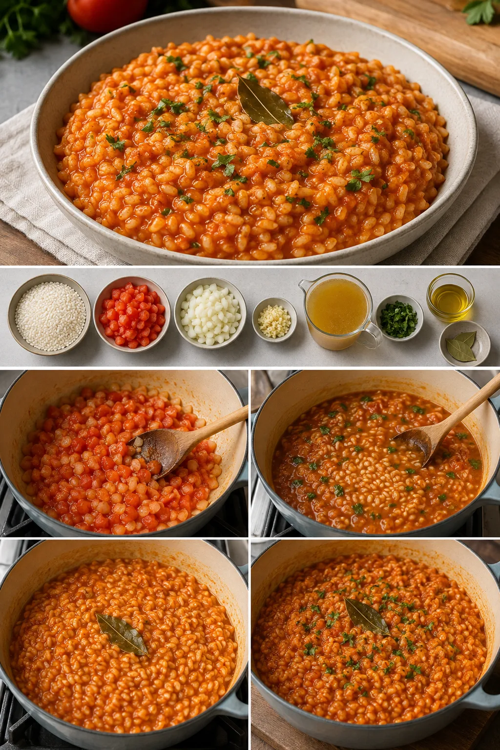 Arroz de tomate português mais leve numa dose medida