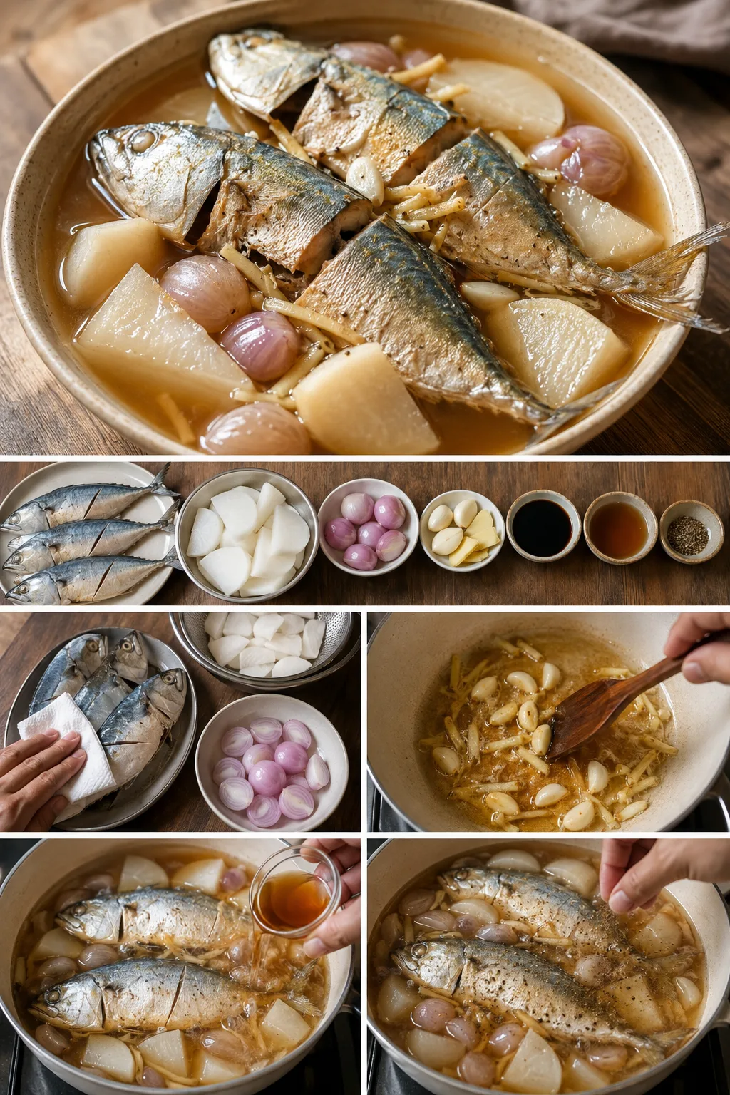 ปลาทูต้มเค็ม แบบบ้านที่เบาลงและยังคงหน้าตาคุ้นเคย